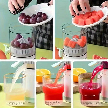 Compact USB Charging Juice Blender – Portable Fruit Juicer for Smoothies &amp; Drinks