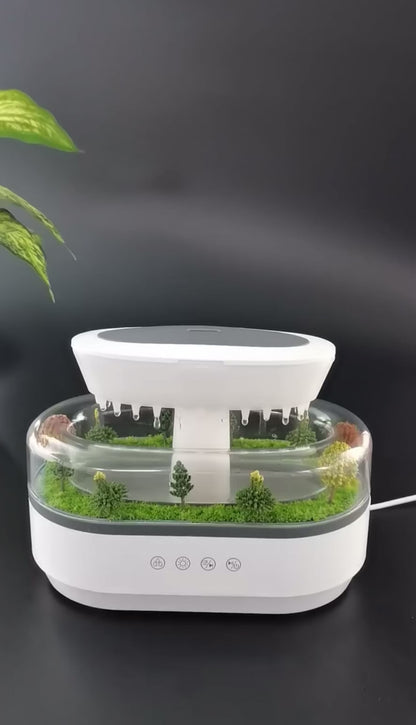 Raindrop LED Plant Landscape Humidifier &amp; Diffuser