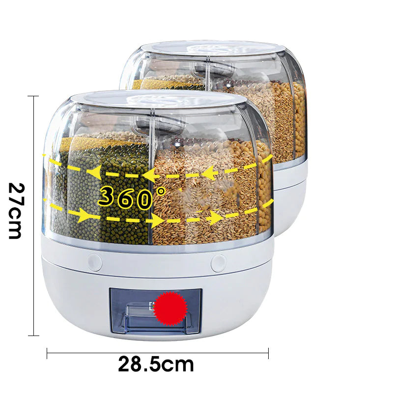 Sealed Grain Storage Box