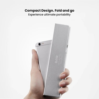 Portable Foldable Bluetooth Keyboard with Magnetic Stand